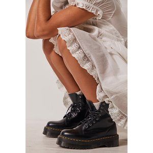 Dr. Marten Jaden Boot Platform 8 Black